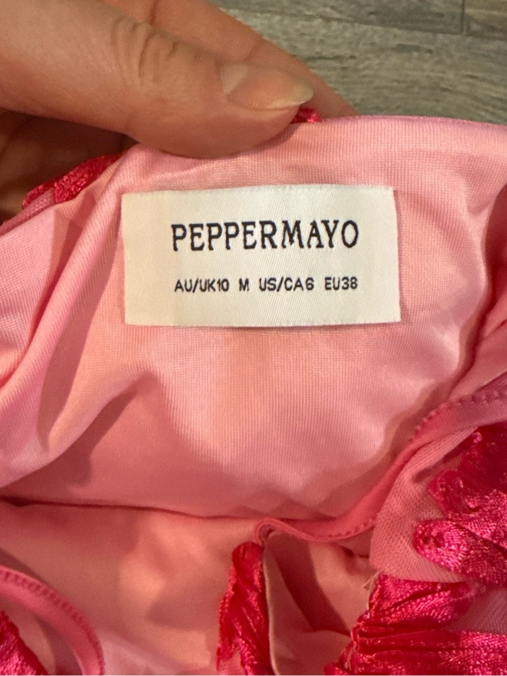 Peppermayo Alivia Pink Floral Mini Dress - Picture 6 of 8